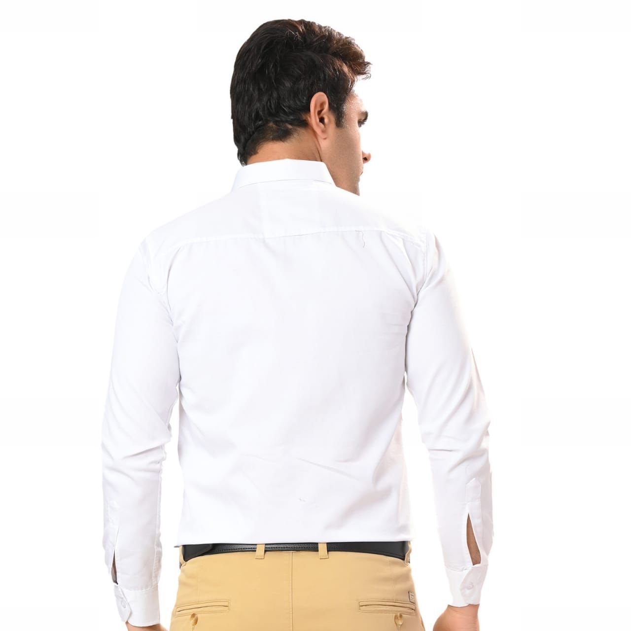 Men's White Slim Fit Shirt